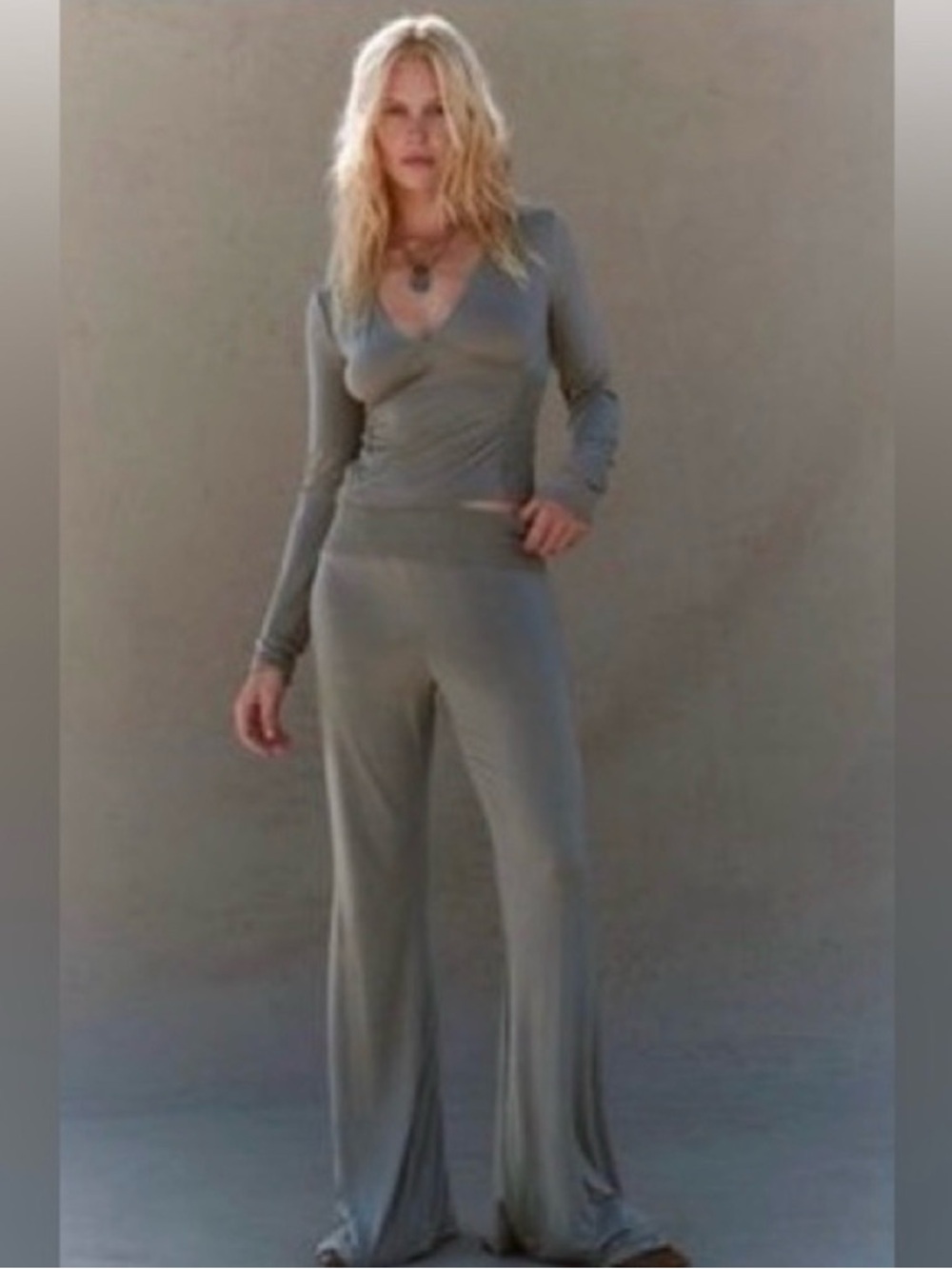 Free-est Julienne Pant Set Green